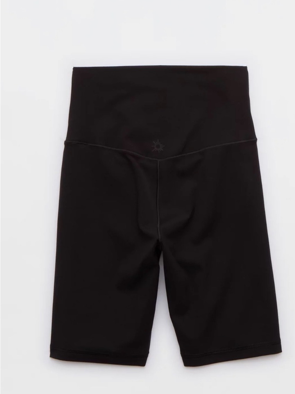 aerie Black High-Rise Bike Shorts